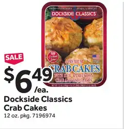 Stop&Shop Dockside Classics Crab Cakes offer