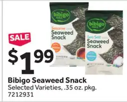 Stop&Shop Bibigo Seaweed Snack offer