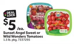Stop&Shop Sunset Angel Sweet or Wild Wonders Tomatoes offer