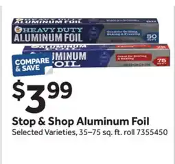 Stop&Shop Stop & Shop Aluminum Foil offer