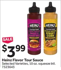 Stop&Shop Heinz Flavor Tour Sauce offer