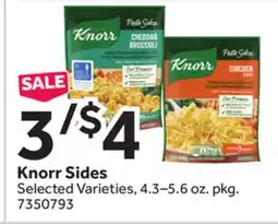 Stop&Shop Knorr Sides offer