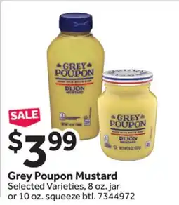 Stop&Shop Grey Poupon Mustard offer