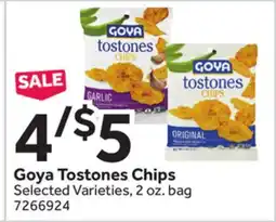 Stop&Shop Goya Tostones Chips offer