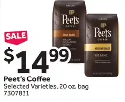 Stop&Shop Peet's Coffee offer