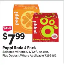 Stop&Shop Poppi Soda offer