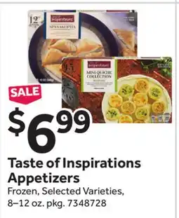 Stop&Shop Taste of Inspirations Appetizers offer