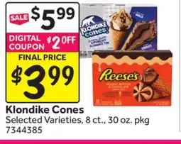 Stop&Shop Klondike Cones offer