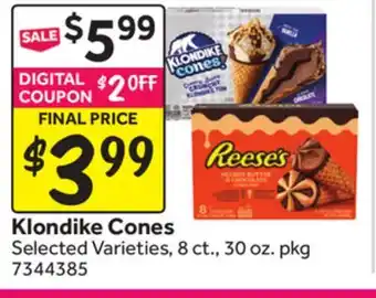 Stop&Shop Klondike Cones offer