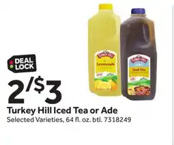 Stop&Shop Turkey Hill Iced Tea or Ade offer