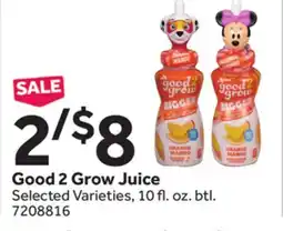 Stop&Shop Good 2 Grow Juice offer