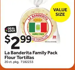 Stop&Shop La Banderita Family Pack Flour Tortillas offer