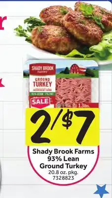 Stop&Shop Shady Brook Farms 93% Lean Ground Turkey offer