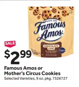 Stop&Shop Famous Amos or Mother's Circus Cookies offer