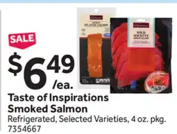 Stop&Shop Taste of Inspirations Smoked Salmon offer