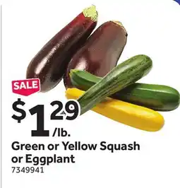 Stop&Shop Green or Yellow Squash or Eggplant offer