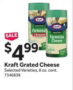 Stop&Shop Kraft Grated Cheese offer
