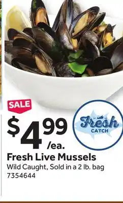 Stop&Shop Fresh Live Mussels offer