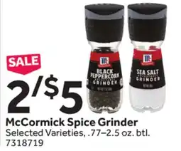 Stop&Shop McCormick Spice Grinder offer