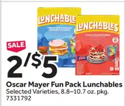 Stop&Shop Oscar Mayer Fun Pack Lunchables offer