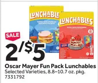 Stop&Shop Oscar Mayer Fun Pack Lunchables offer
