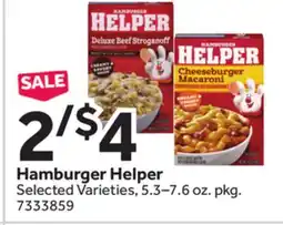 Stop&Shop Hamburger Helper offer