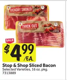 Stop&Shop Stop & Shop Sliced Bacon offer