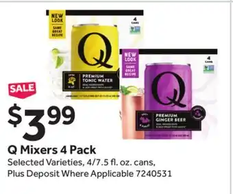 Stop&Shop Q Mixers 4 Pack offer