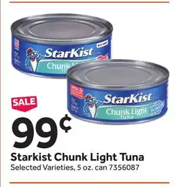 Stop&Shop Starkist Chunk Light Tuna offer