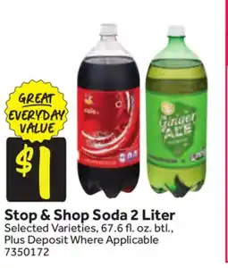 Stop&Shop Stop & Shop Soda 2 Liter offer