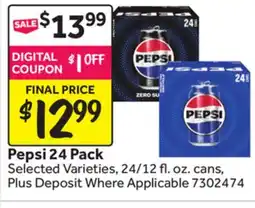 Stop&Shop Pepsi 24 Pack offer