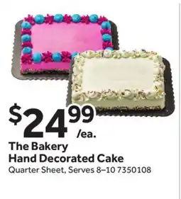 Stop&Shop The Bakery Hand Decorated Cake offer