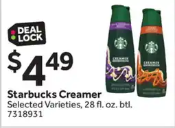 Stop&Shop Starbucks Creamer offer