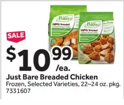 Stop&Shop Just Bare Breaded Chicken offer