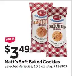 Stop&Shop Matt's Soft Baked Cookies offer