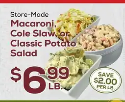 DeCicco & Sons Macaroni, Cole Slaw, or Classic Potato Salad offer