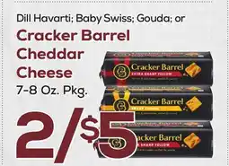 DeCicco & Sons Cracker Barrel Cheddar Cheese offer