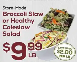 DeCicco & Sons Broccoli Slaw or Healthy Coleslaw Salad offer