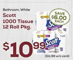 DeCicco & Sons Scott 1000 Tissue offer