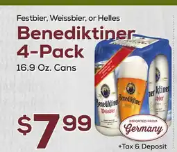 DeCicco & Sons Helles Benediktiner 4-Pack offer