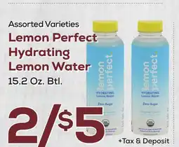 DeCicco & Sons Lemon Perfect Hydrating Lemon Water offer