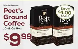 DeCicco & Sons Peet's Ground Coffee offer