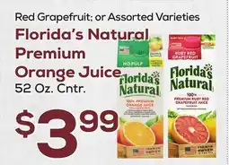 DeCicco & Sons Florida's Natural Premium Orange Juice offer