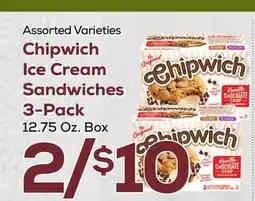DeCicco & Sons Chipwich Ice Cream Sandwiches 3-Pack offer