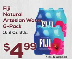 DeCicco & Sons Fiji Natural Artesian Water 6-Pack offer