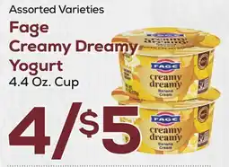 DeCicco & Sons Fage Creamy Dreamy Yogurt offer