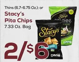 DeCicco & Sons Stacy's Pita Chips 7.33 Oz. Bag offer