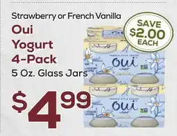 DeCicco & Sons Oui Yogurt 4-Pack offer