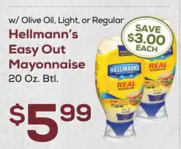 DeCicco & Sons Hellmann's Easy Out Mayonnaise offer
