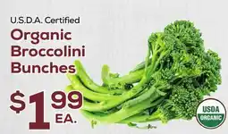 DeCicco & Sons Organic Broccolini Bunches offer